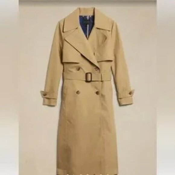 Banana Republic Classic Trench Coat NWT Size Small - Picture 7 of 7